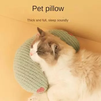 Эксклюзивная мини-подушка для кошек, подушка для собак/кошек, коврик для сна, одеяло для кошек, мягкий теплый коврик оранжевый