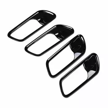 Эксклюзивная отделка внутренних ручек передних и задних дверей для Honda Fit 4-го поколения RUIQ серии GR, разработанная специально для Honda Fit (Фортепианный черный)