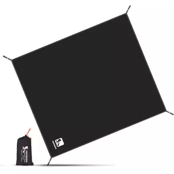 Эксклюзивная палатка водонепроницаемая для отдыха на земле двухсторонняя солнцезащитная сумка для хранения УФ-защиты на открытом воздухе для пикника в горах XXL [бренд Amazon] Простыня, простыня, простыня,