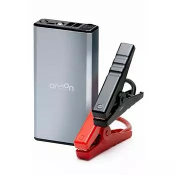 [Эксклюзивно для .co.jp] Amon Jump Starter Silver 1 год гарантии от отечественного производителя Только для автомобилей 12 В Рекомендовано Кейити Цутией для внезапной