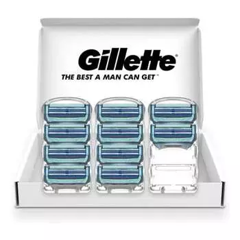 [Эксклюзивно для .co.jp] Электрическая бритва Gillette Skin Guard для чувствительной кожи мужчин, 10 сменных лезвий