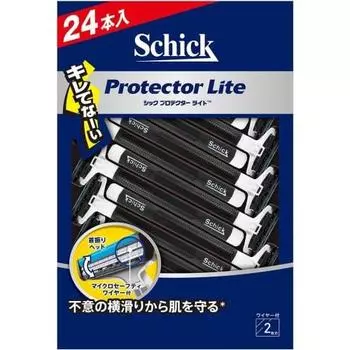 [Эксклюзивно для .co.jp] Schick Protector Light одноразовый одинарный предмет 24 шт. (х 1) Лезвие для бритья