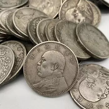 Эксклюзивное коллекционное издание биткойнов Intricate Design — винтажное металлическое круглое произведение искусства, идеальный подарок для энтузиастов юандатоу