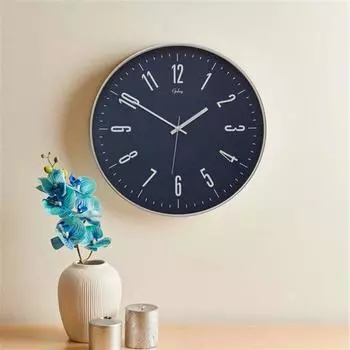 Эксклюзивные настенные часы Galay, темно-синие