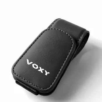 Эксклюзивный держатель очков Voxy для автомобилей с держателем солнцезащитных очков VOXY для Voxy 90, подходящим для билетной карты, кожаные солнцезащитные очки для автомобиля, легко 1 шт. чёрный