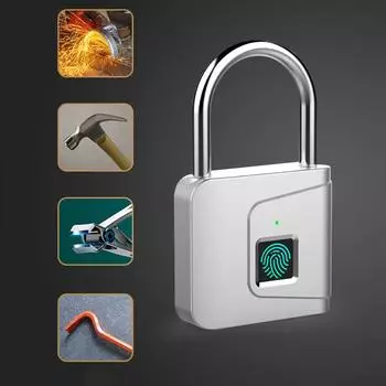 Эксклюзивный ключ-замок с отпечатком пальца, длительный срок службы батареи, разблокировка одним касанием, полупроводниковый чип отпечатка пальца CHINA