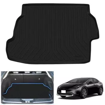 Эксклюзивный коврик для багажника Prius 60 серии pruis 60 Дизайнерский 3D коврик для багажника Материал TPE Коврик для груза Материал TPE Водонепроницаемый Устойчивый к пятнам Поддон для багажа Легкий