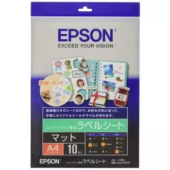 Эксклюзивный лист для этикеток Epson EPSON Super Fine формата А4, 10 шт. MJA4SP5