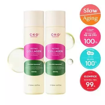 [Эксклюзивный план/1+1] CKD Retino Collagen Low Molecule 300 План First Essence 1+1, Корейская косметика
