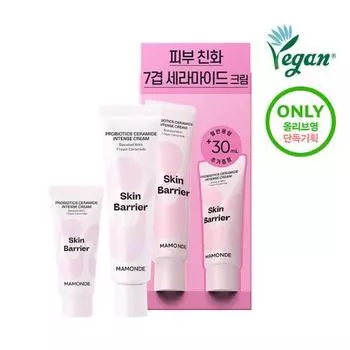 [Эксклюзивный проект] Mamonde Probiotics Ceramine Intense Cream 60 мл специальный (+30мл дополнительный подарок), Корейская косметика