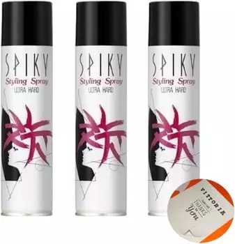 Эксклюзивный спрей для укладки Spiky Styling Ultra Hard Hairspray x 3 [бонус Amazon] (190г)