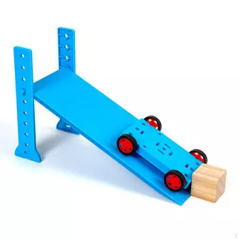 Эксперимент по воздействию на наклонную модель Регулируемый наклон Движение автомобиля Физика