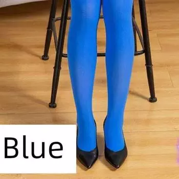 Экспорт Плюс Размер 120.00кг Матовые Модные Разноцветные Чулки Blue 70.00 kg-120.00 kg XXL