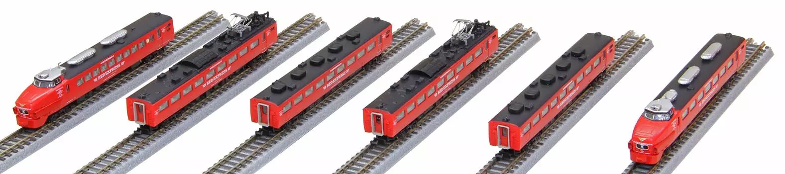 Rokuhan Z gauge экспресс серии 485 тип Red Express набор модель поезда Нитирин 6 вагонов T030-3 красный