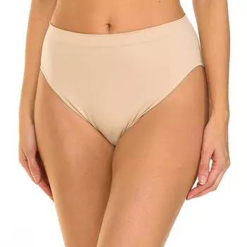 Очень бесшовные повседневные миди-комбинации 311186 для женщин 4XL бежевый