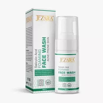 Jezara Пенка для умывания лица с 2% салициловой кислотой для женщин и мужчин | 100 МЛ