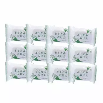 Ji no Shiosha DN Skin Soap N (Dokudami Soap) 130g x 12 pieces set