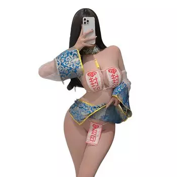 Jiangshi Sexy Cosplay Zombie Seal Chinese Style Little Devil Costume Erotic Training Temptation Extreme Jiangshi Girls Chinese Clothes Lingerie with