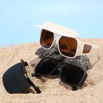 Jiao Xia Многофункциональные солнцезащитные очки для пляжного отдыха Защита от ультрафиолета без тупиков Велоспорт Увеличенная защита глаз Поляризованные солнцезащитные очки