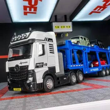 Jiaye VB50164 двухэтажный легкосплавный прицеп игрушечная модель грузовика