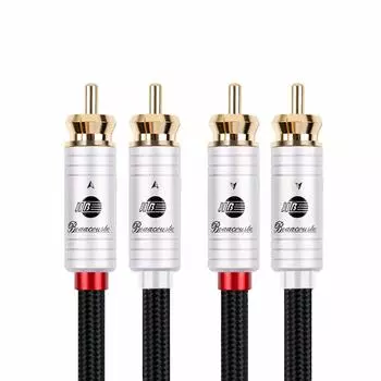 JIB Германия 2rca на 2rca стерео аудио и белый с CD 5м (мужской) (мужской) кабель/красный кабель/(красный П/белый Л)/Совместимые плееры/HDTV/Акустические системы/AV