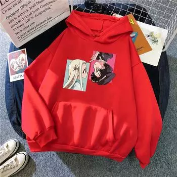 Jibaku Shounen Hanako kun Harajuku Принты Толстовка Для Женщин Креативный Принт Спортивная Одежда Карман Флисовая Одежда Свободный Теплый Пуловер S