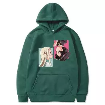 Jibaku Shounen Hanako Kun Harajuku принты толстовка для женщин креативный принт спортивная одежда карман флисовая одежда свободный теплый свитер S