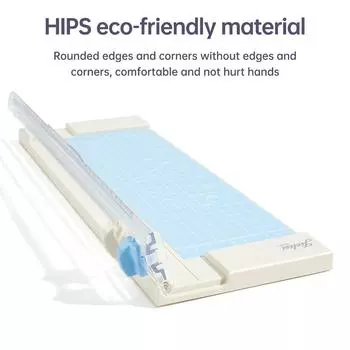 JIELISI Paper Trimmer Craft Paper Cutter 2 режущие головки для прямой и биговальной резки 12,2 дюйма зелёный