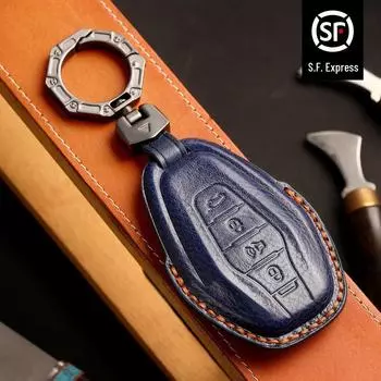 Jietu X70Plus and Chery X90S Key Cover for Men s 23 Models X95, Boundless Pro Shell Buckle синий