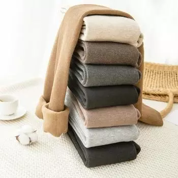 Jifan 1900D High Waist Vertical Stripe Cotton Leggings - Autumn/Winter Slimming Women s Pantyhose One Size (80-130 jin)