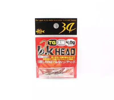 Jig Head Thirty Four BK Head 4,0 грамма 3 шт. в упаковке (5715)