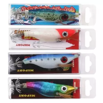 Jig Hook Luminous Lure Lure Squid Hook с кальмаром для пресноводной соленой воды * style 13