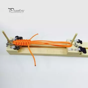 Jig Wooden Bracelet DIY Maker Parachute Cord Weave Wristband Braider Craft A