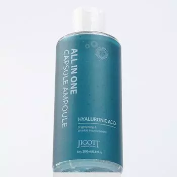Jigott Гиалуроновая кислота All-in-One Увлажняющая пленкообразующая ампула 200 мл