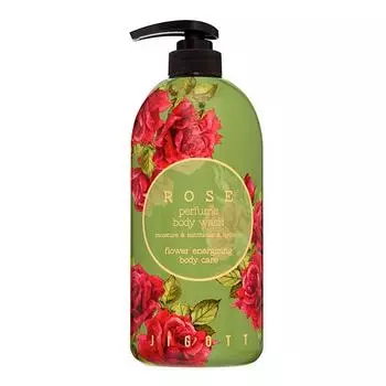 Jigott Rose Perfume Body Wash Парфюмированный гель для душа с экстрактом розы 750мл