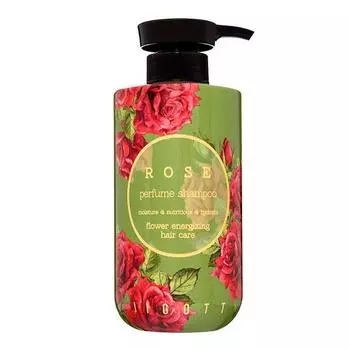 Jigott Rose Perfume Shampoo Парфюмированный шампунь для волос с экстрактом розы 500мл