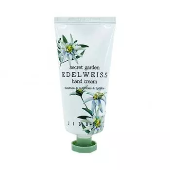 JIGOTT SECRET GARDEN EDELWEISS HAND CREAM Крем для рук с экстрактом эдельвейса, 100 мл,