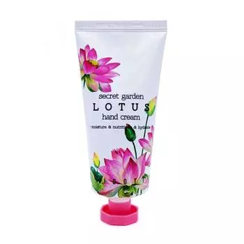 JIGOTT SECRET GARDEN LOTUS HAND CREAM Крем для рук с экстрактом лотоса, 100 мл.