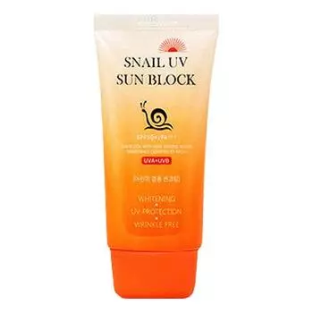 [JIGOTT] Солнцезащитный крем Snail UV SPF50+/PA+++ 70мл