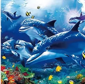 Jigsaw puzzle 1000 piece whale safari (dolphin)
