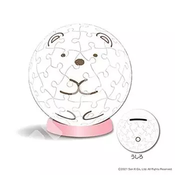 Jigsaw Puzzle Art Ball Jigsaw Sumikko Gurashi Polar Bear Ball Jigsaw Swinging Piggy 60 Pieces (Art Bank) (AT0-09) розовый