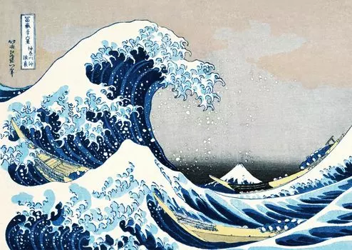Jigsaw puzzle Katsushika Hokusai The Great Wave off Kanagawa A3 size 300 pieces