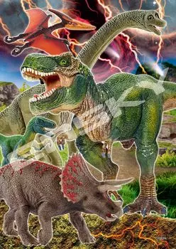 Jigsaw Puzzle Kids Jigsaw Schleich Dinosaur Collection 56 Large Pieces (56-L04)