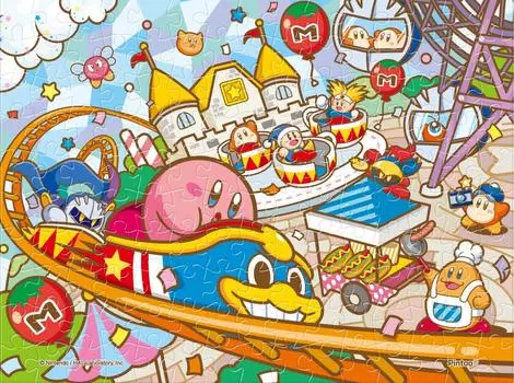 Jigsaw Puzzle Mame Puzzle Clear Kirby of the Stars Pupupu Park is 150 pieces open! (MA-C18)
