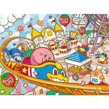 Jigsaw Puzzle Mame Puzzle Clear Kirby of the Stars Pupupu Park is open! 150 pieces (MA-C18)