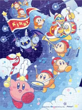 Jigsaw Puzzle Mame Puzzle Dream Land Pupupu Marching Band 150 Pieces Kirby s (MA-103)