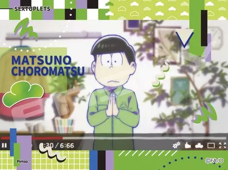 Jigsaw Puzzle Matsuno Choromatsu 150 Pieces Osomatsu-san (MA-73)