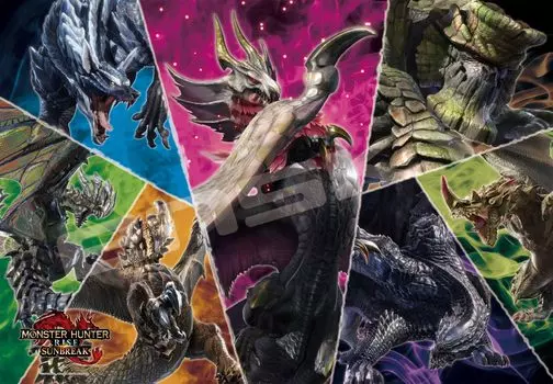 Jigsaw puzzle Monster Hunter Sunbreak Monsters living in foreign lands 1000 pieces Rise (1000T-355)