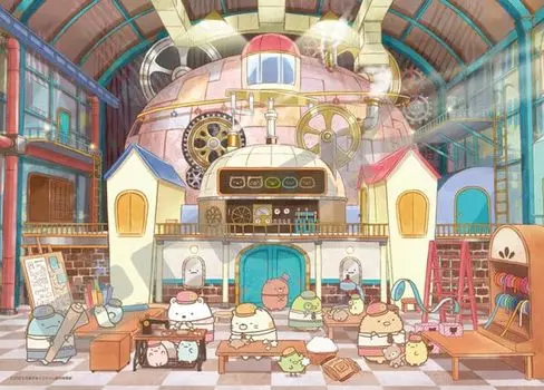 Jigsaw Puzzle Movie Sumikkogurashi Mysterious Girl at the Tsugihagi Factory Sumikko in the Work 500 Pieces (500-555)