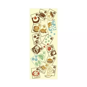 JIKAN STYLE kenema Hand Japanese Sweets Made in 35 x 90 50292 Towel, Karuta, Ch-dyed, Japan, 100% Cotton, Approx. cm,